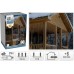 IJspegel Lichtgordijn - 9.50 meter - 480 LED's - extra warm wit - Soft Wire