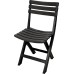 Set 4 Tuinstoelen Opklapbaar