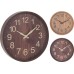 Wandklok - Lichtbruin - Houtlook - 30cm