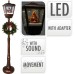 Kerst Lantaarnpaal - 188cm - met licht en geluid