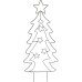 Tuinsteker Kerstboom - 90 LED - Extra Warm Wit