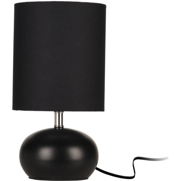 Tafellamp - 24 cm - zwart