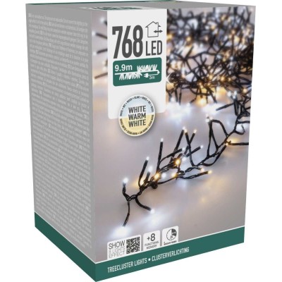 Treecluster Kerstboomverlichting - 768led - TwoTone 
