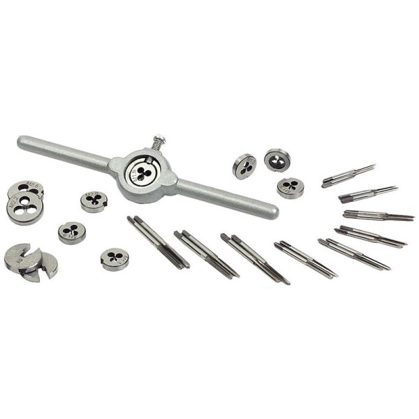 Brüder Mannesmann Precisie tap- en snijmoerenset 31-delig