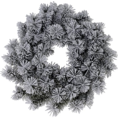Kerstkrans met sneeuw - 40 cm