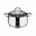Bergner RVS Pannenset Gourmet - 4 Kookpannen met Deksels - Inductie