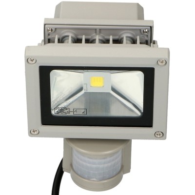 LED schijnwerper 10W met bewegingssensor waterproof