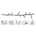 Micro Cluster 560 LED's -11 meter - warm wit