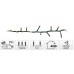 Micro Cluster 1200 LED's - 24 meter - warm wit