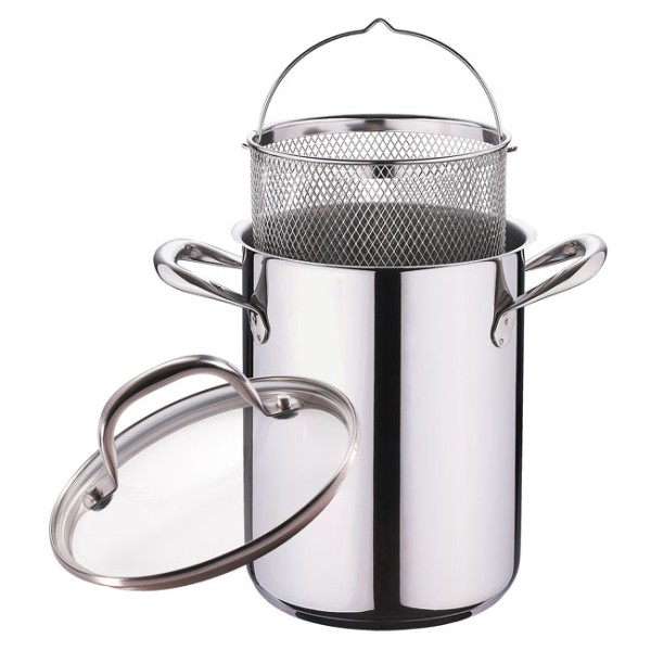 Bergner asperge-/ pastapan met deksel (4,2 l.)