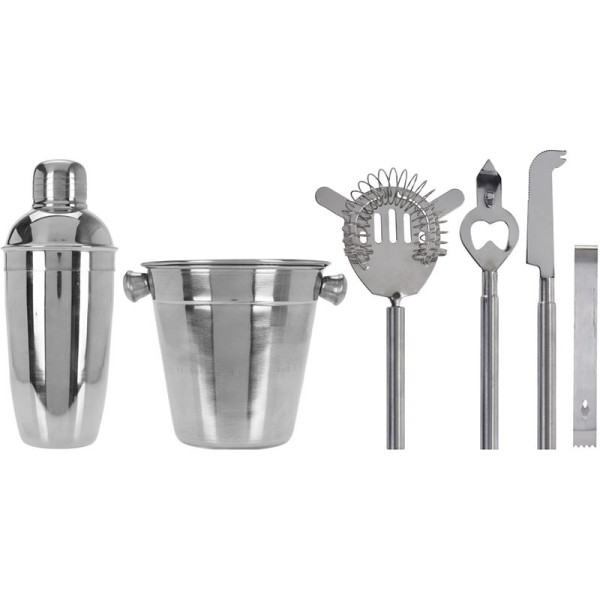 Cocktail Set - 6 delig - RVS