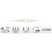 Cascadeverlichting met vuurvliegjeseffect - 200 led - warm wit