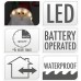 Happy Santa XXL - 140cm - met LED lampjes - met timer - geschikt voor buiten