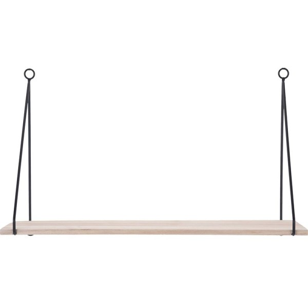 Houten Plank met metalen hangers