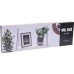 Houten Plank met metalen hangers