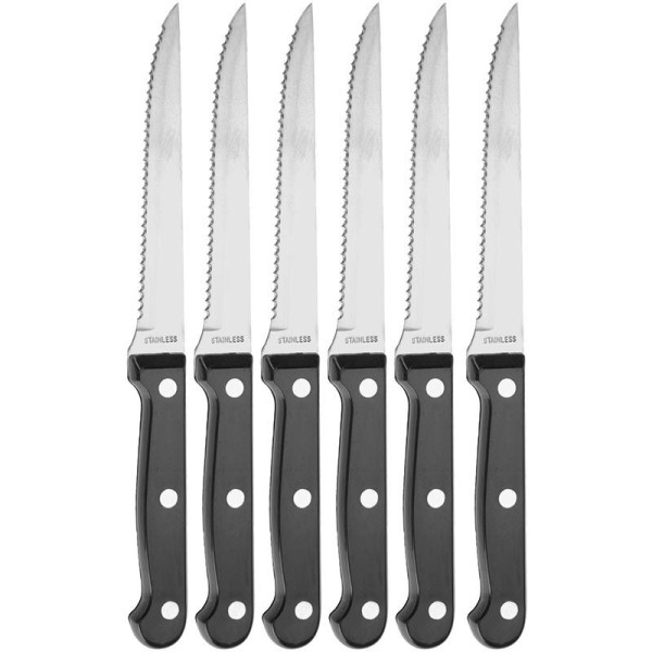 Steakmessenset - 6 delig - 21cm