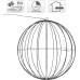 Kerstverlichting - Lichtbol met 240 led - Metaal - 40 cm - met Timer - extra warm wit