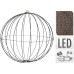 Kerstverlichting - Lichtbol met 240 led - Metaal - 40 cm - met Timer - extra warm wit