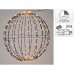 Kerstverlichting - Lichtbol met 400 led - Metaal - 60 cm - met Timer - extra warm wit