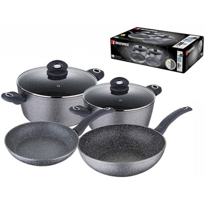 Bergner Pannenset Orion - inductie - marmer coating
