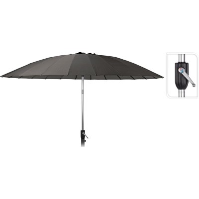 Parasol Shanghai - 270cm - donker grijs