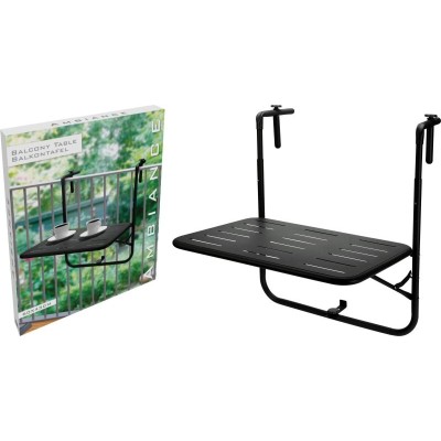 Balkontafel - Mat Zwart - 60x40