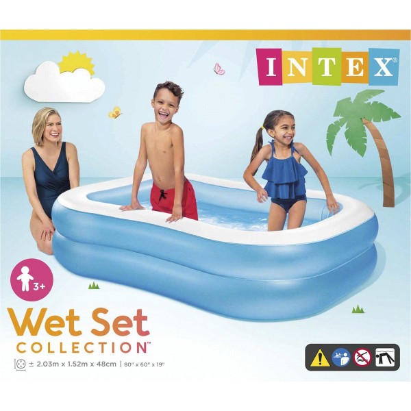 Intex familypool - 203 x 152 x 48cm