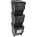 Afvalscheidingsbakken  - Stapelbaar - 3 x 22 liter