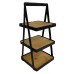 Etagere 3 lagen - bamboe - hoogte 32.5 cm