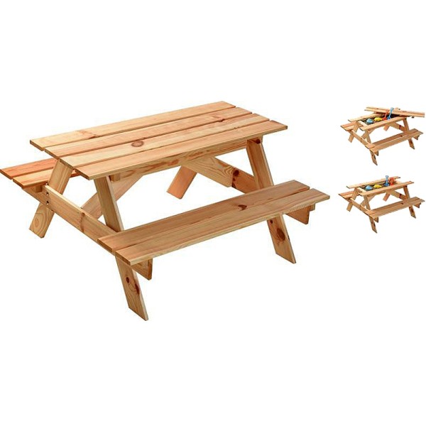 Kinder Picknicktafel - 90x85x46cm