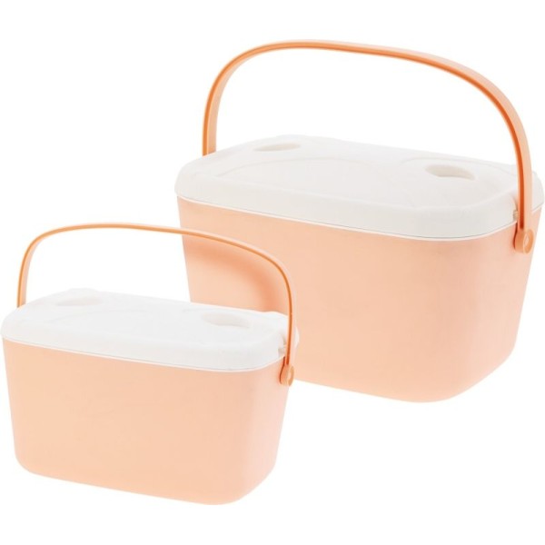 Koelboxen set - Roze - 30 en 15 Liter