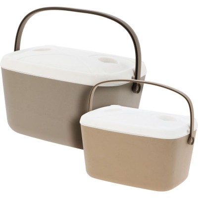 Koelboxen set - Taupe - 30 en 15 Liter