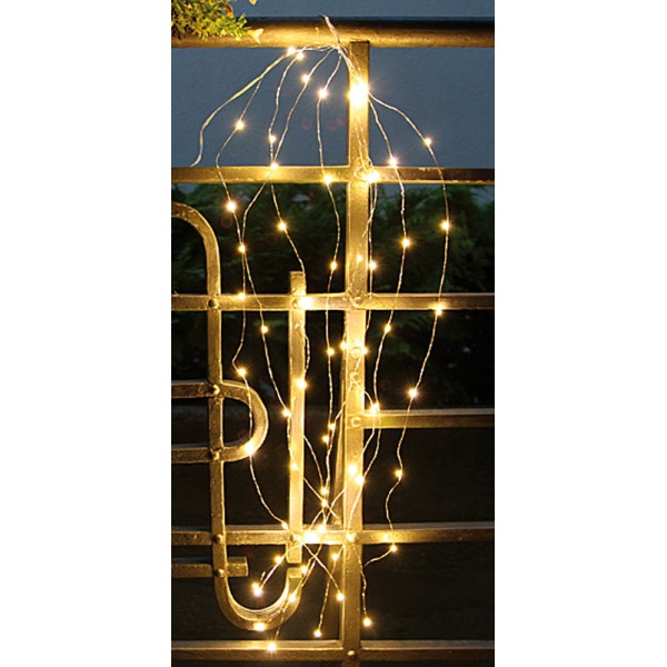 LED draadverlichting, 100 warmwitte LED's