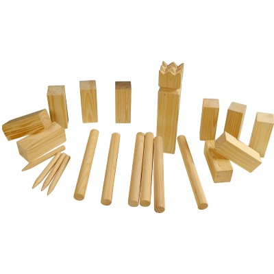 Kubb spelset - groot -hout