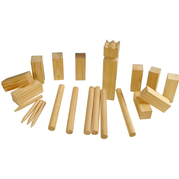 Kubb spelset - groot -hout