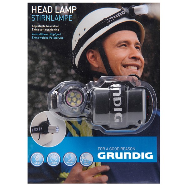 Grundig Hoofdlamp met 6 LED's