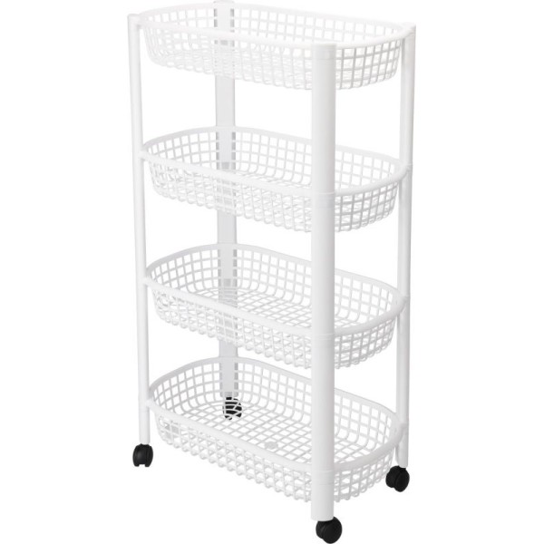 Keukentrolley – 46,5 x 26 x 79 cm – 4 Lagen