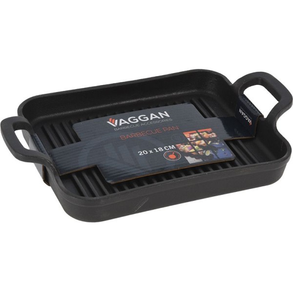 Vaggan Barbecue Schaal - Gietijzer - 20x18x2,5cm