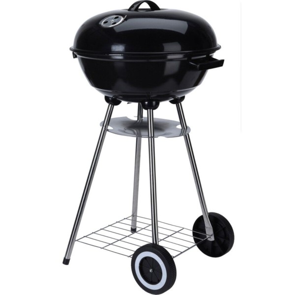 Houtskoolbarbecue op Wielen - 46cm 