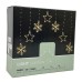 Kerstverlichting Lichtgordijn -Sterren - Sneeuwvlokken - 120x120cm - op batterijen