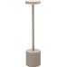 Tafellamp Taupe - 34cm - Touchlamp - Dimbaar - USB