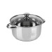 Renberg Stoompan 3.1 Liter - Rijst- en Groentestomer - 3-delig - Ø 20 cm - inductie - met glazen deksel