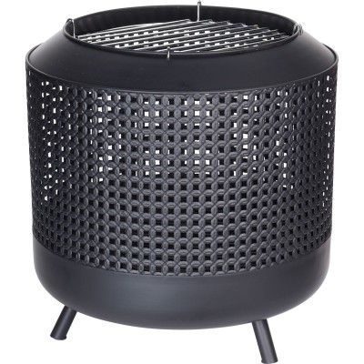 Vuurkorf met rooster om te bbq-en
