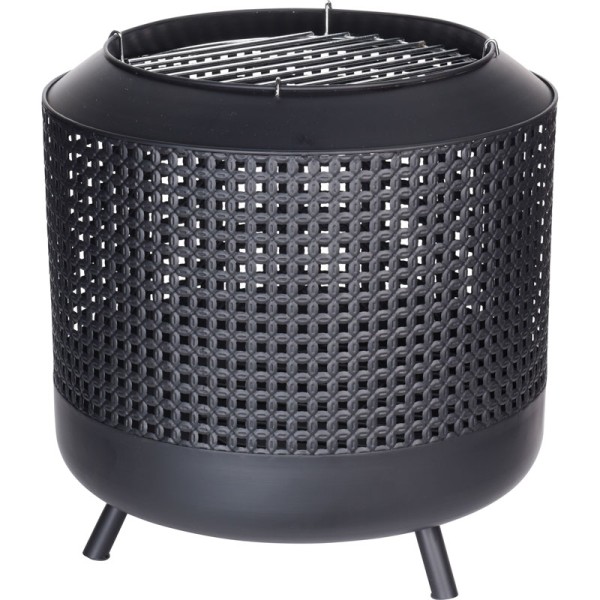 Vuurkorf met rooster om te bbq-en