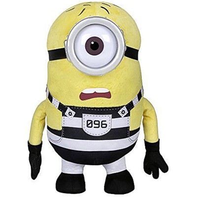 Pluche Knuffel Minions Jail Carl 37cm