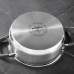 Bergner Midnight RVS Kookpan met Deksel - Inductie - 20cm - 2.3L