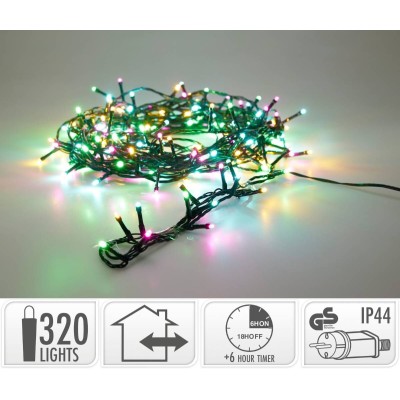 LED Verlichting 320 LED - 24 Meter - Kerst - Festival