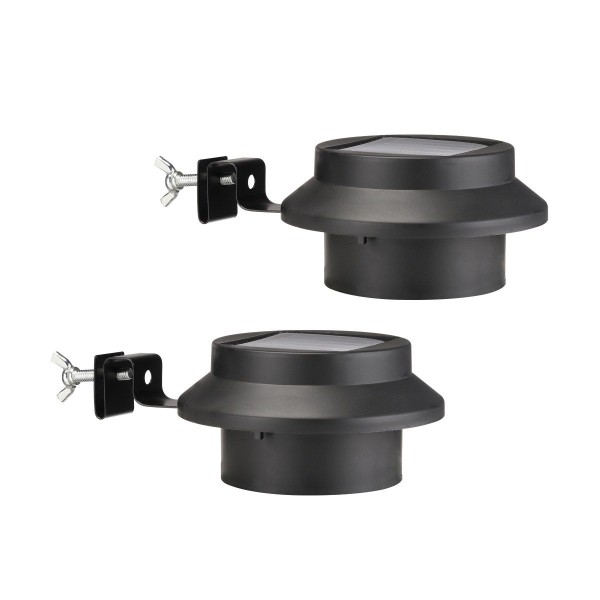 Solarlampen voor Dakgoten - 2 stuks