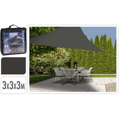 Schaduwdoek driehoek 3x3x3m 