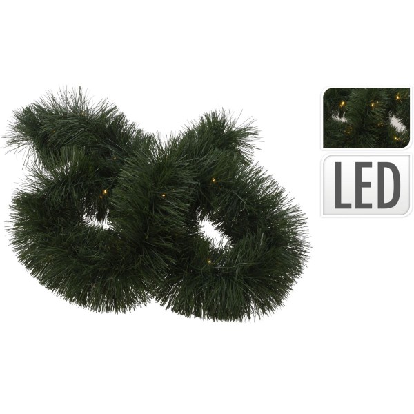 Guirlande 270 cm - met 26 led - op Batterijen